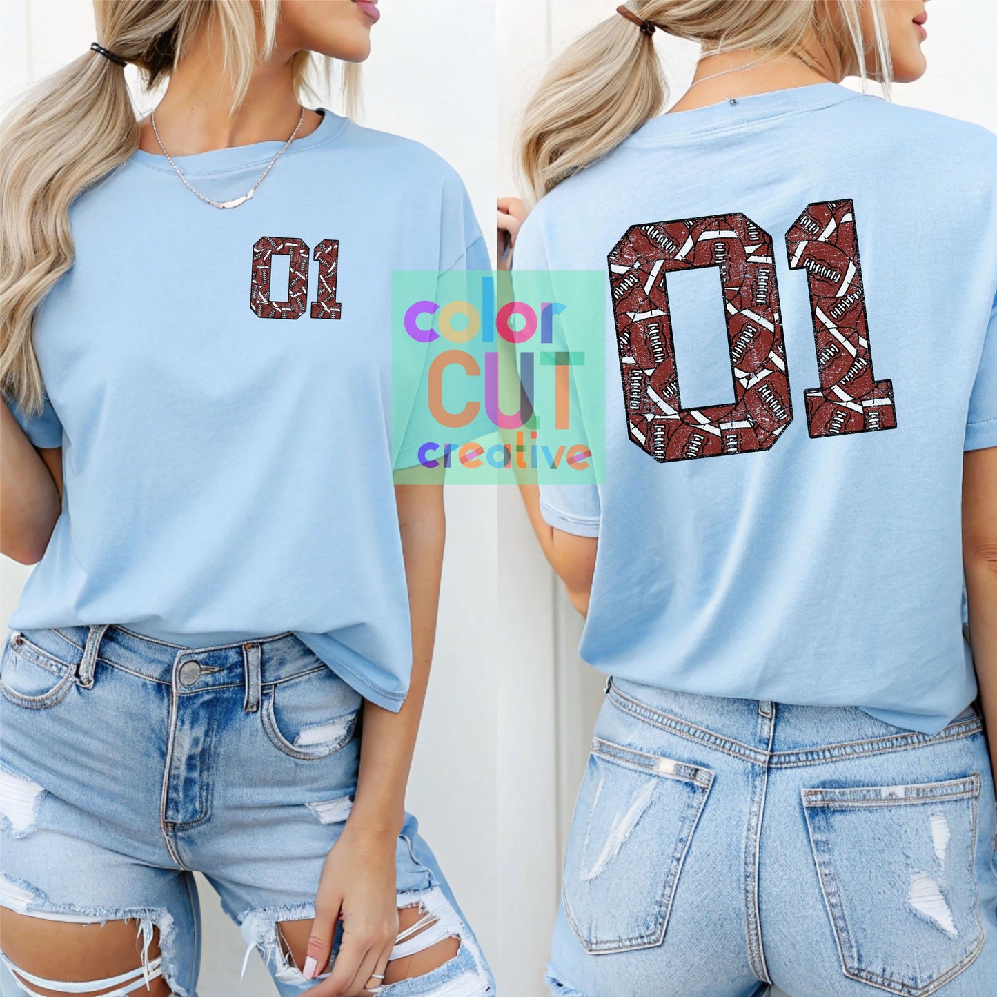 Football Numbers Clipart