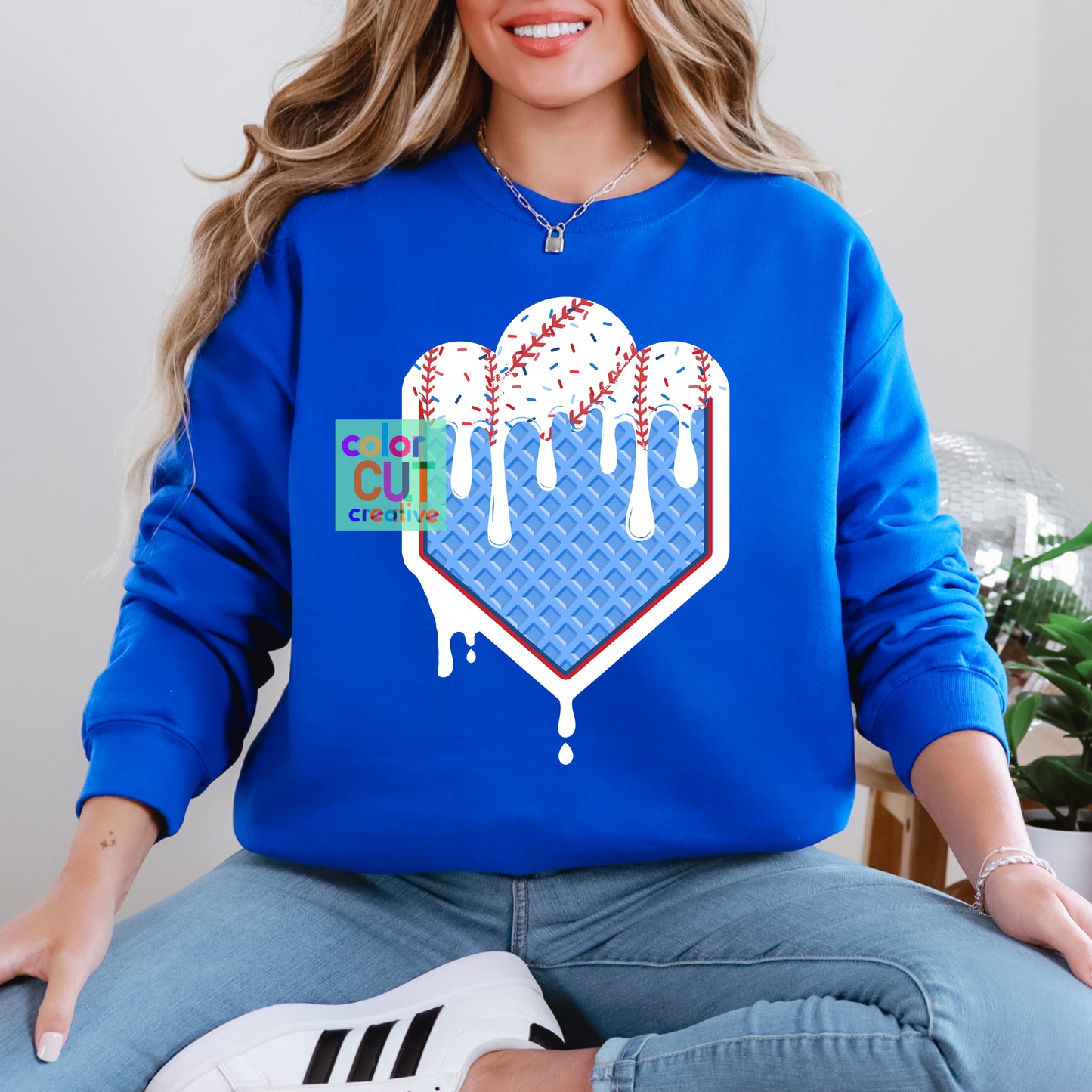 Americana Home Plate Waffle Cone