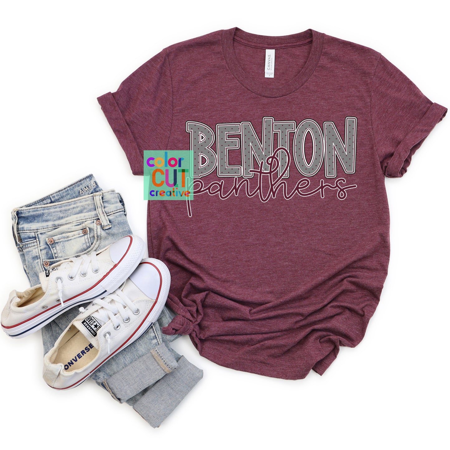 Benton Panthers Dot Words