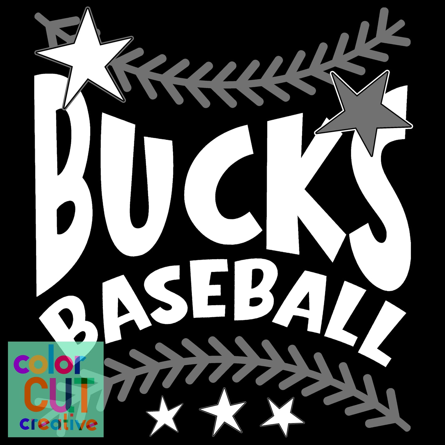 Bucks Baseball Stars and Stitches
