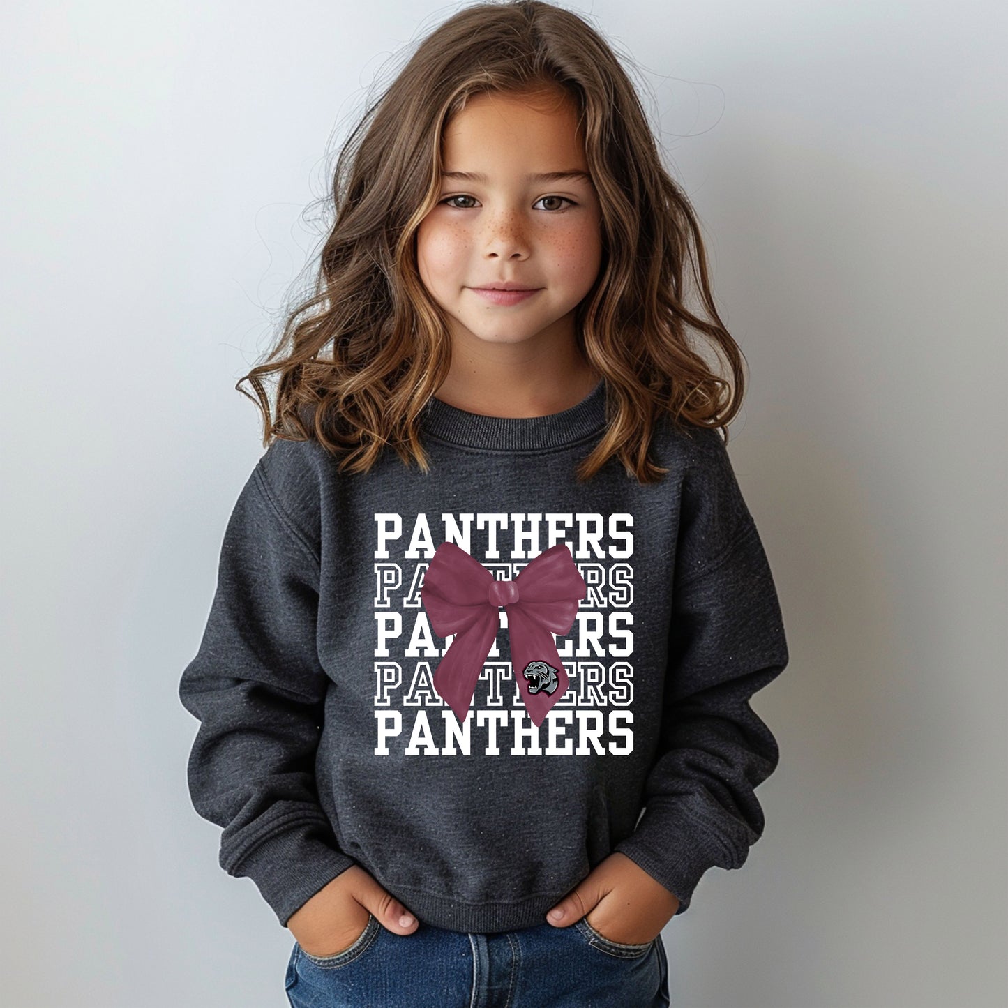 Benton Panthers Repeating Word Design