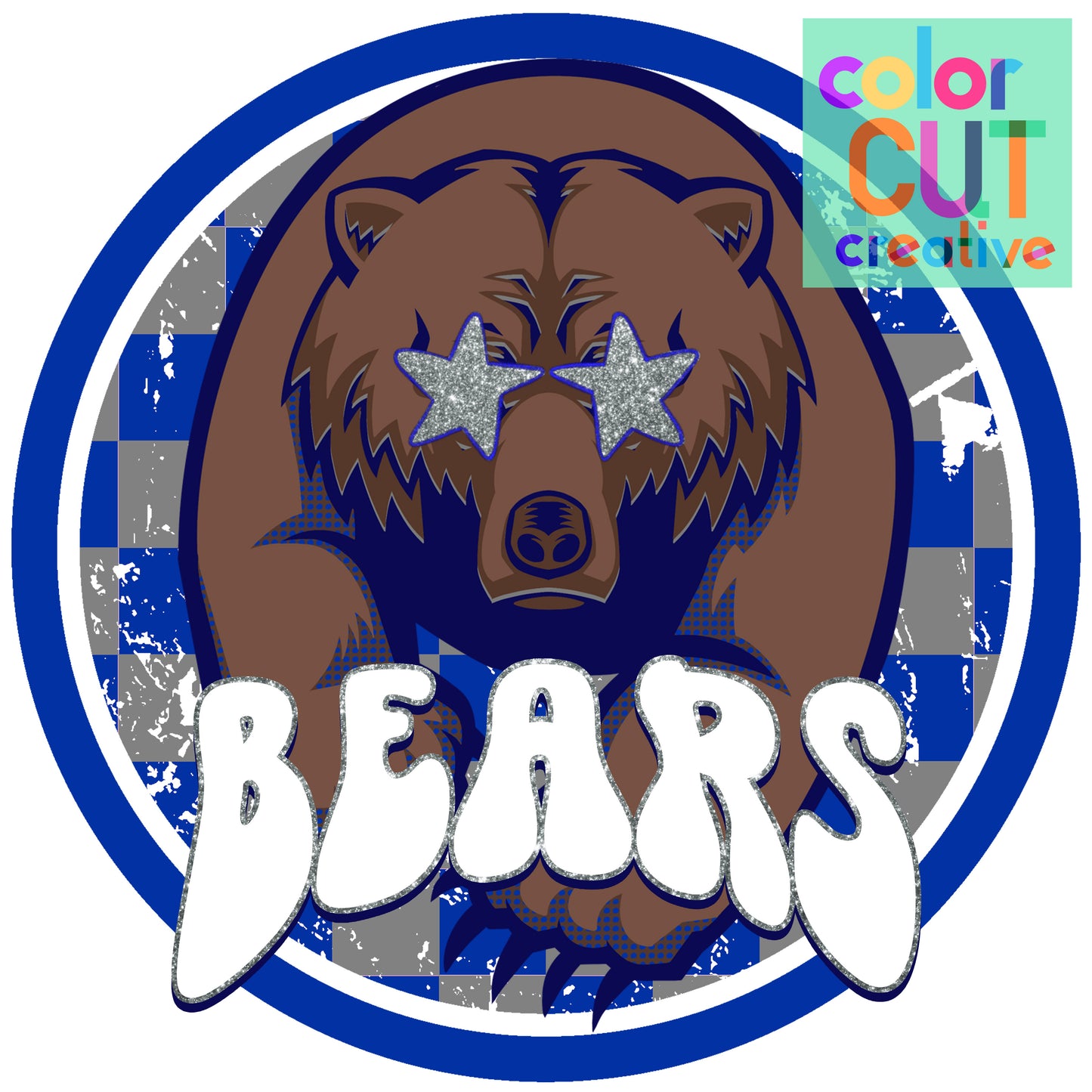 Bears Preppy Royal Silver