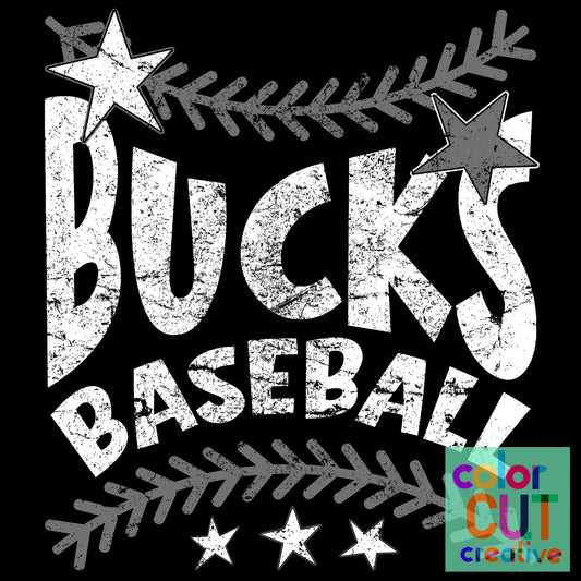 Bucks Baseball Stars and Stitches