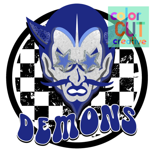 Demons Preppy Mascot Png