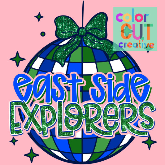East Side Explorers Disco Ball