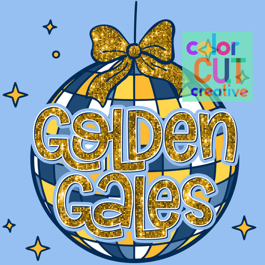 Golden Gales Disco Ball