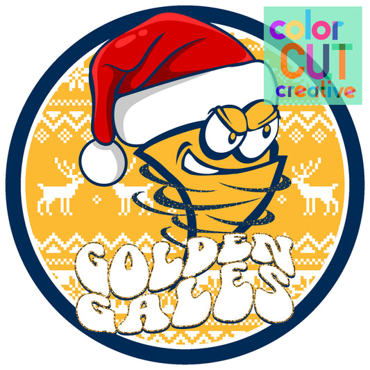 Fairisle Christmas Golden Gales mascot