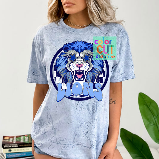 Lions Preppy Blue Silver