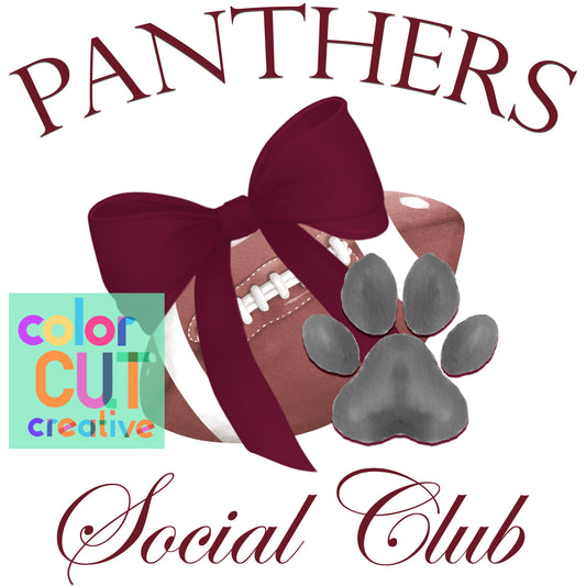 Panthers Social Club Maroon Grey