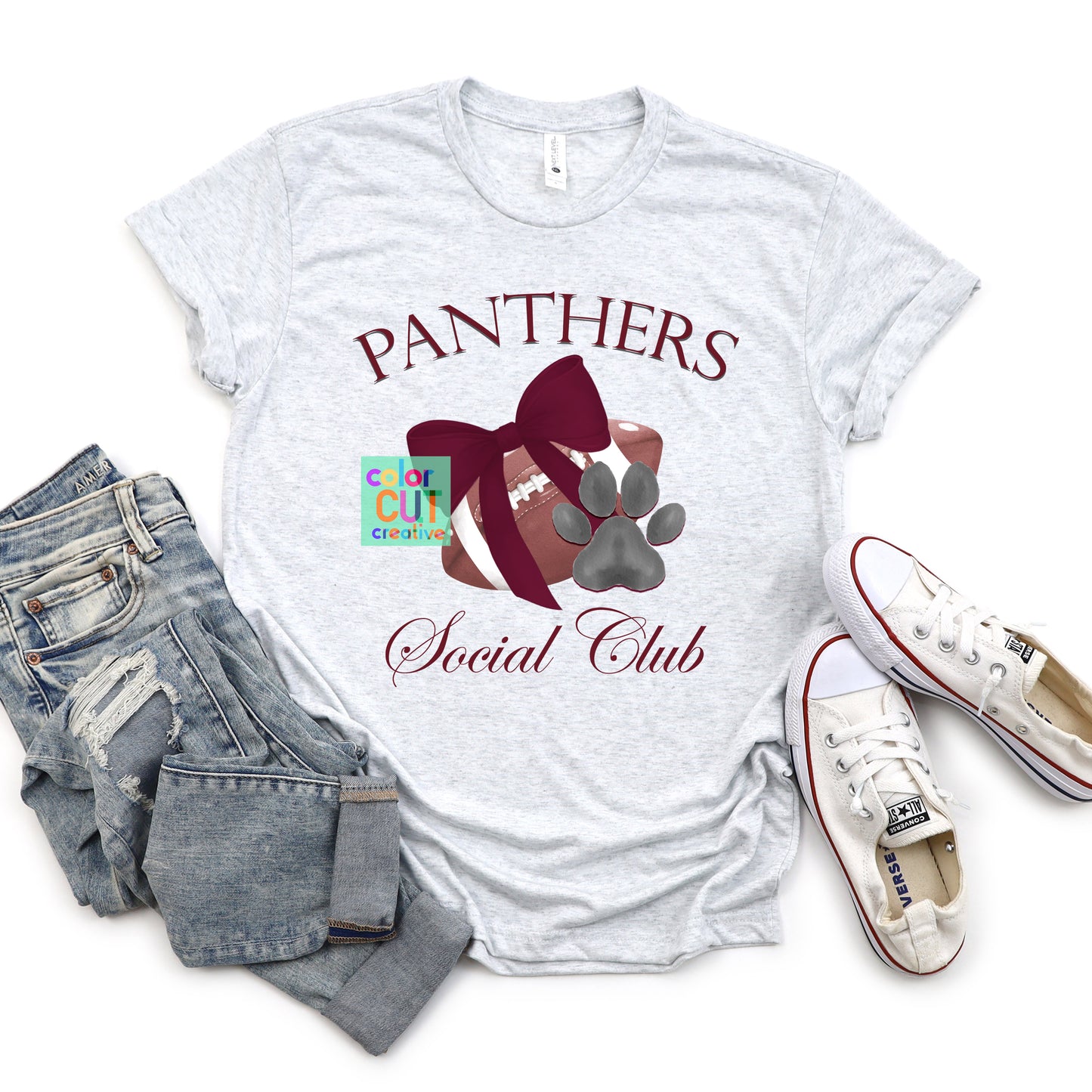 Panthers Social Club Maroon Grey