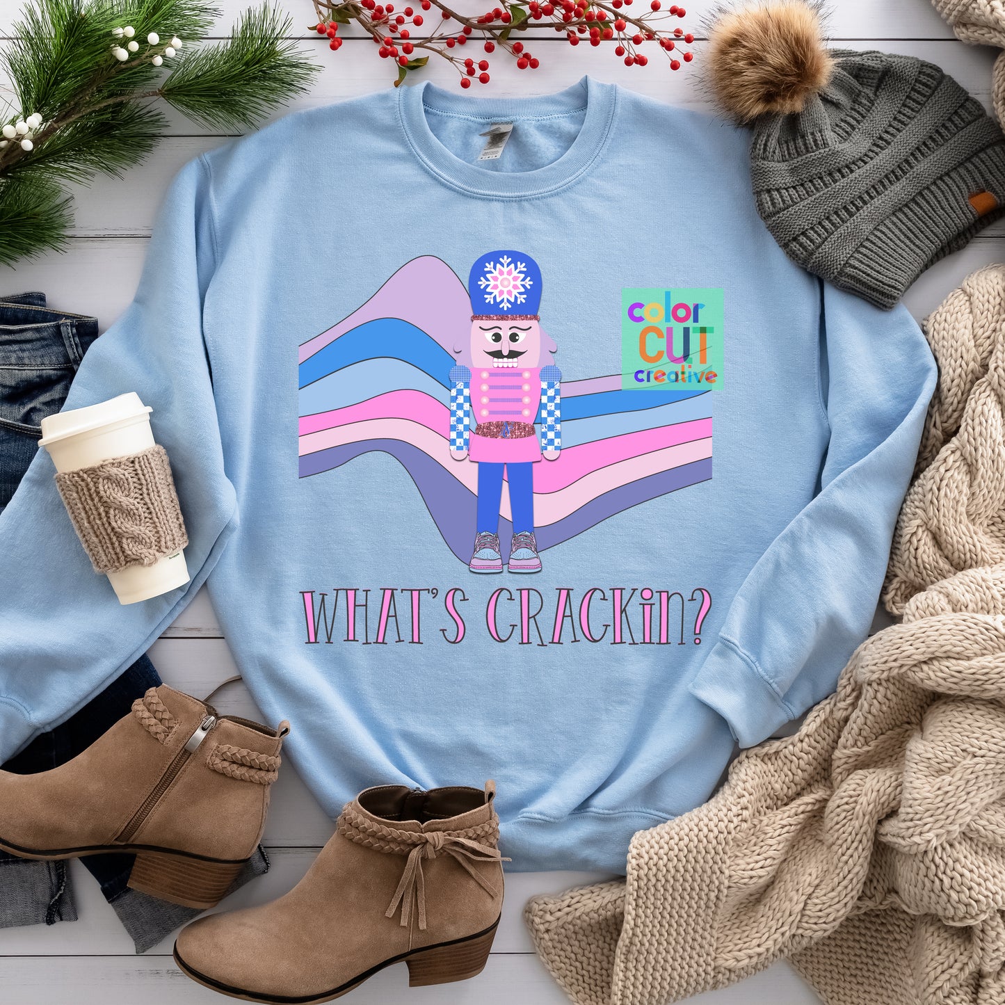 Groovy Nutcracker pink blue