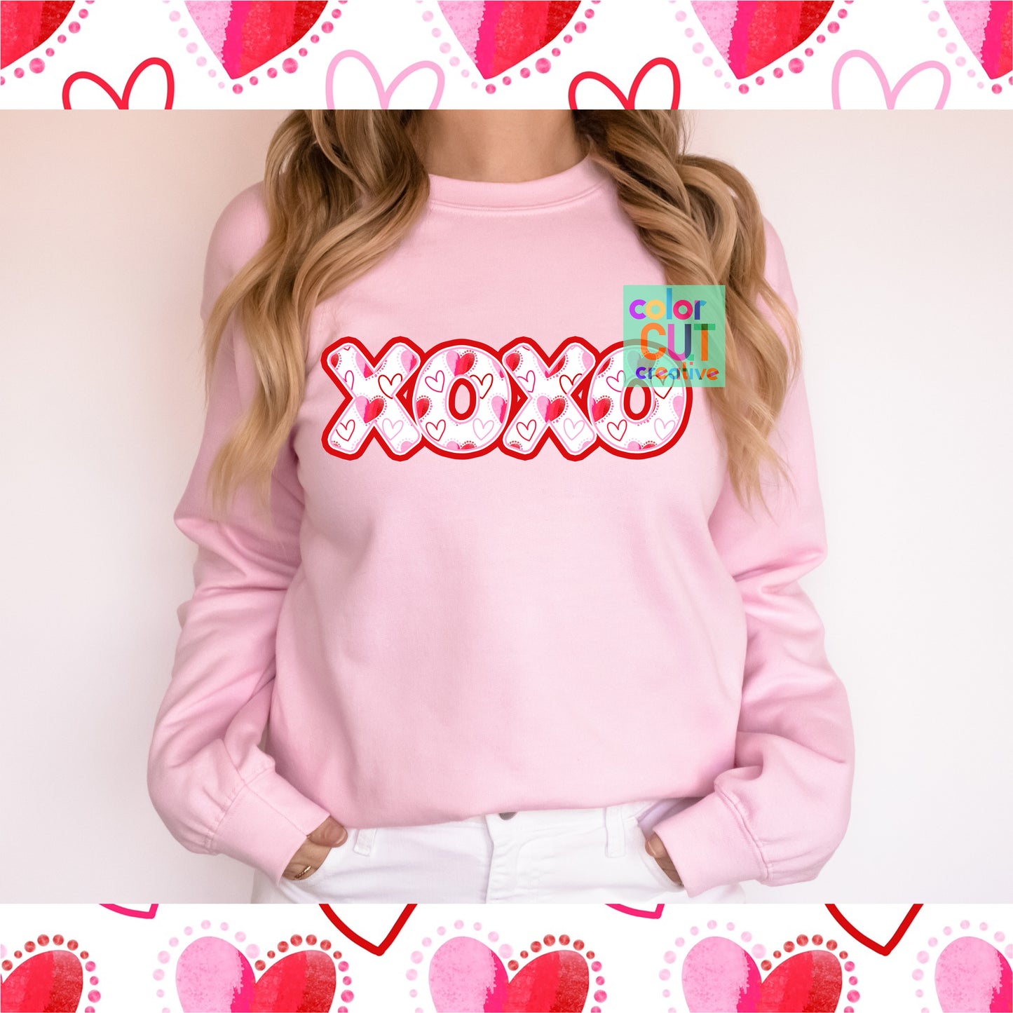 XOXO Smudgy Hearts